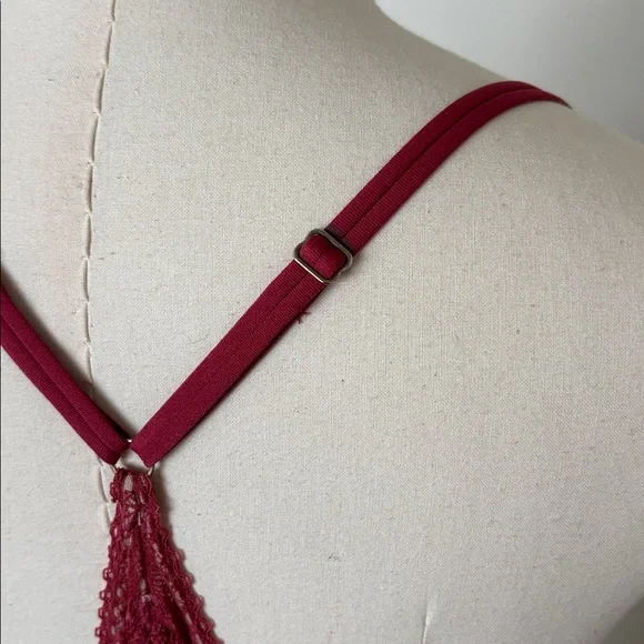 Victoria's Secret Very Sexy Push Up Bra Pink Lace Racerback Front Clasp Size 34C - Picture 8 of 11